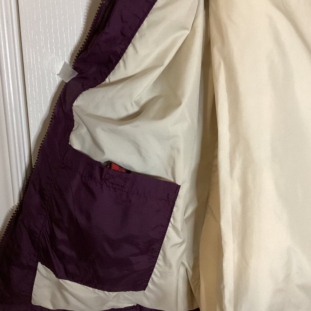 Woolrich Women's Quilted Puffer Vest Dark Wineberry Full Zip Size L Pockets Warm - Picture 5 of 9